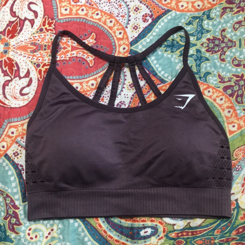 Energy Seamless Sports Bra-Purple Wash